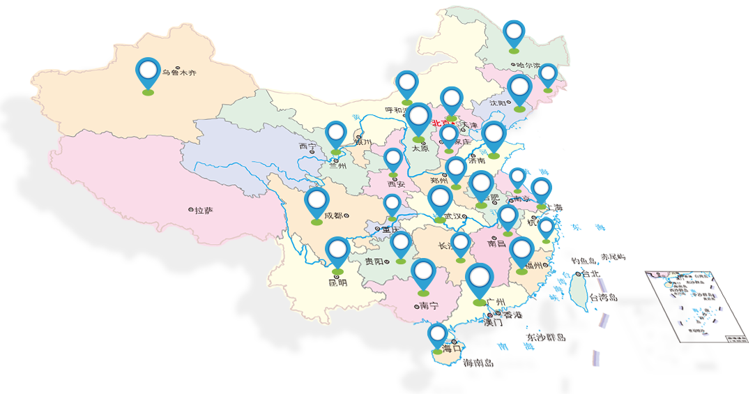 全国网点地图