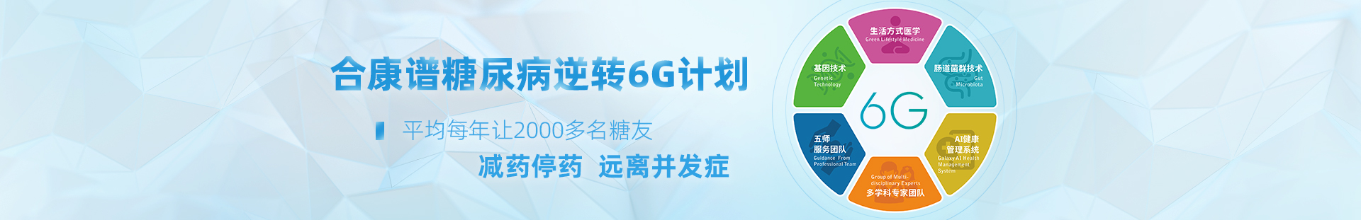 合康谱糖尿病逆转6G计划